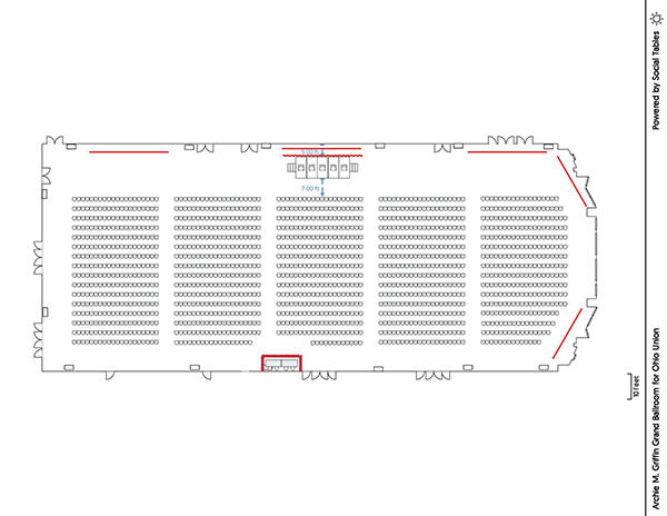 Archie M. Griffin Grand Ballroom - Theater Diagram