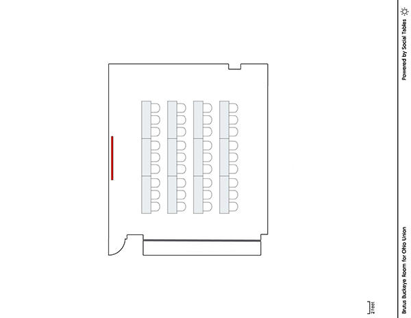 Brutus Buckeye Room - Classroom Diagram