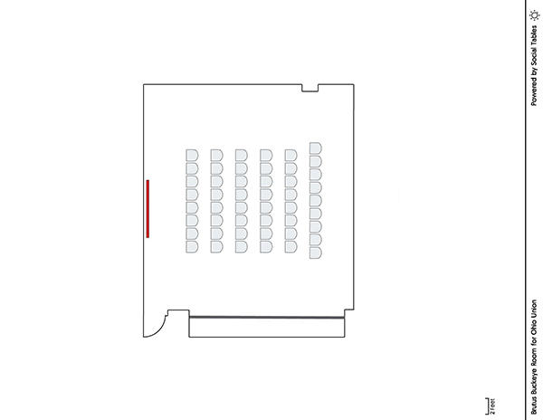 Brutus Buckeye Room - Theater Diagram