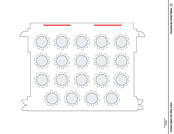 Cartoon Room - Banquet Diagram