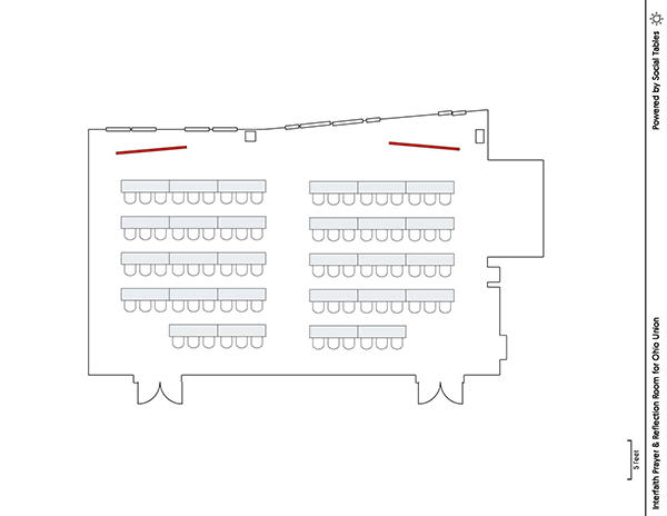 Interfaith Room - Classroom Diagram