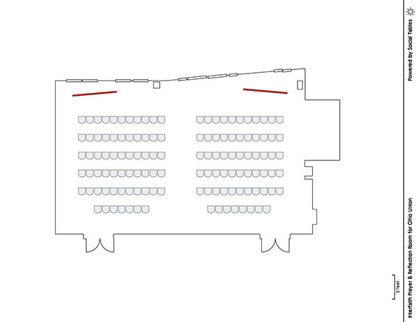 Interfaith Room - Theater Diagram
