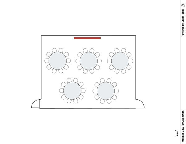 Maudine Cow - Banquet Diagram