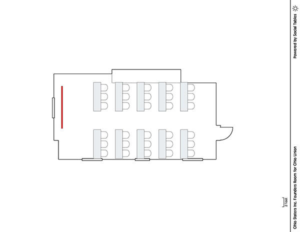 Founders Room - Classroom Diagram