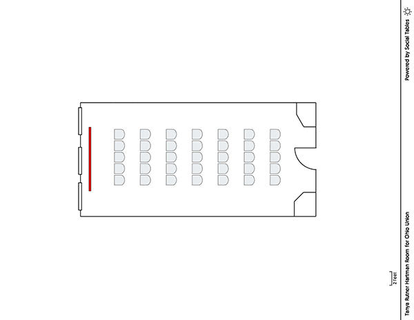 Tanya Rutner Hartman Room - Theater Diagram