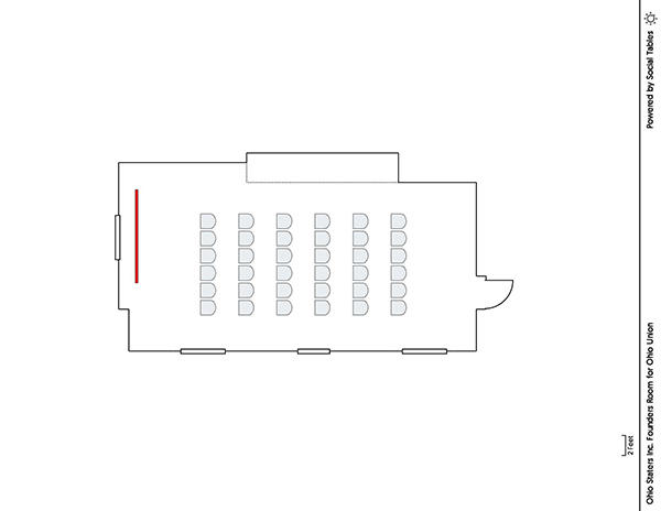 Founders Room - Theater Diagram