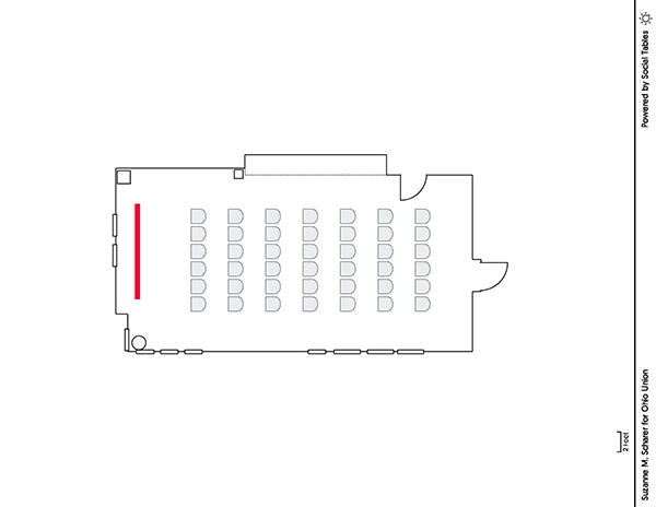 Suzanne Scharer Room - Theater Diagram